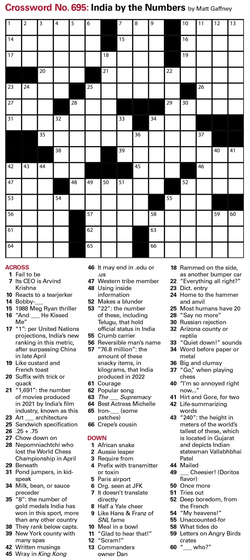 Puzzles Printable Crossword Issue May 12 2023 Puzzles Printable Crossword Issue May 12 2023