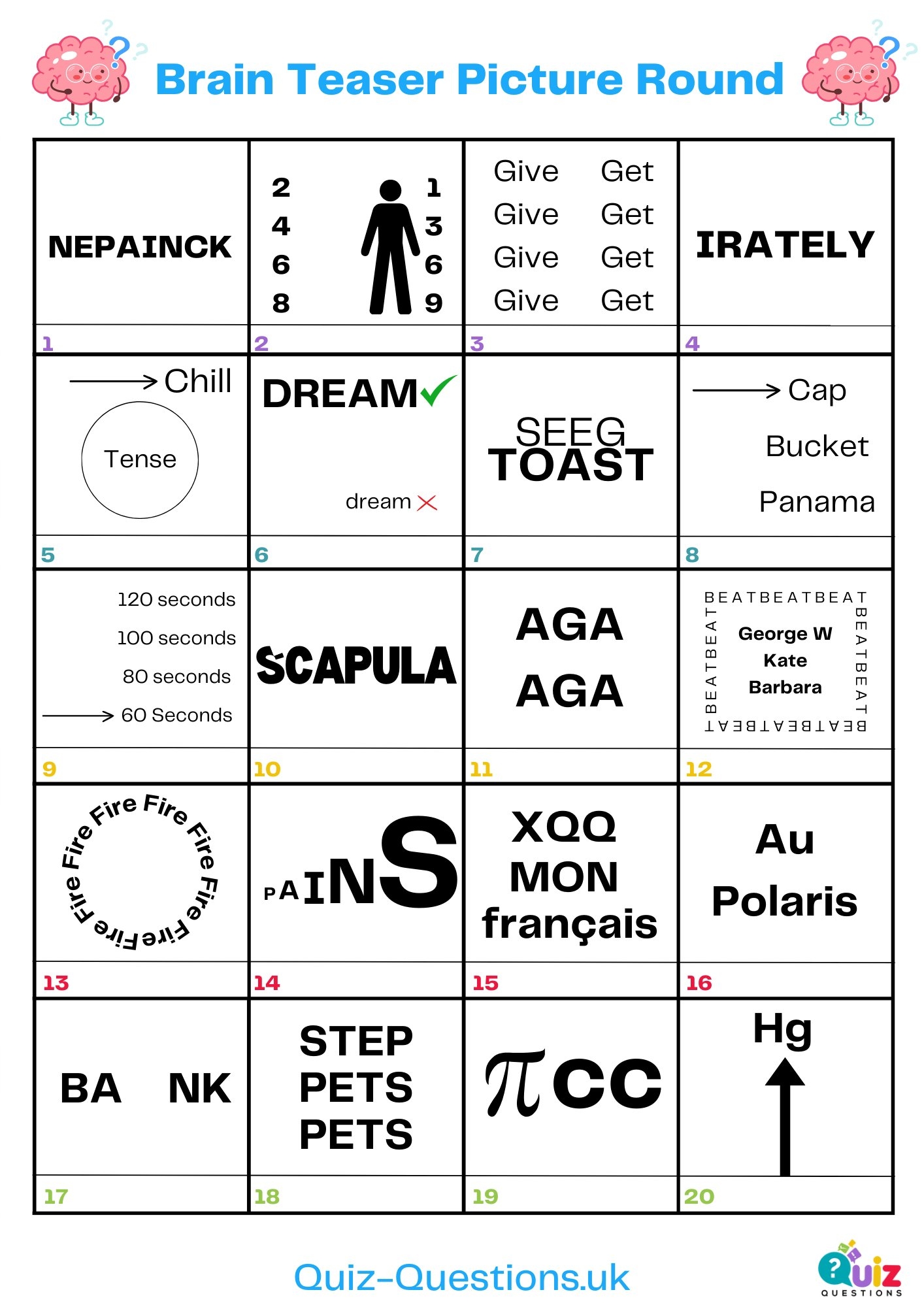 Quiz Questions UK On X 50 Brain Teaser Picture Round With Rebus Puzzles With Answers Https t co s5e6AwOtqL Print This Off For Free And Get The Answers Via The Link Https t co SivFZ20s0f X Quiz Questions UK On X 50 Brain Teaser Picture Round With Rebus Puzzles With Answers Https t co s5e6AwOtqL Print This Off For Free And Get The Answers Via The Link Https t co SivFZ20s0f X