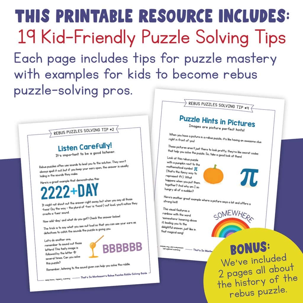 Printable Rebus Puzzles With Answers Printable Rebus Puzzles With Answers