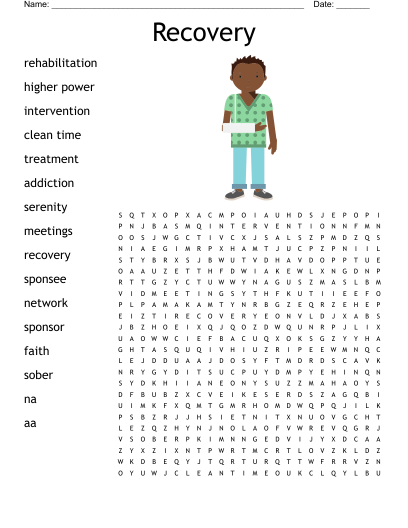 Recovery Word Search WordMint Recovery Word Search WordMint