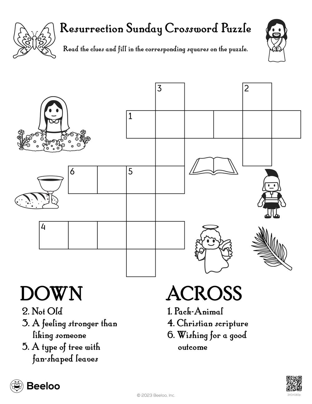 resurrection sunday crossword puzzle beeloo printable crafts and resurrection sunday crossword puzzle beeloo printable crafts and