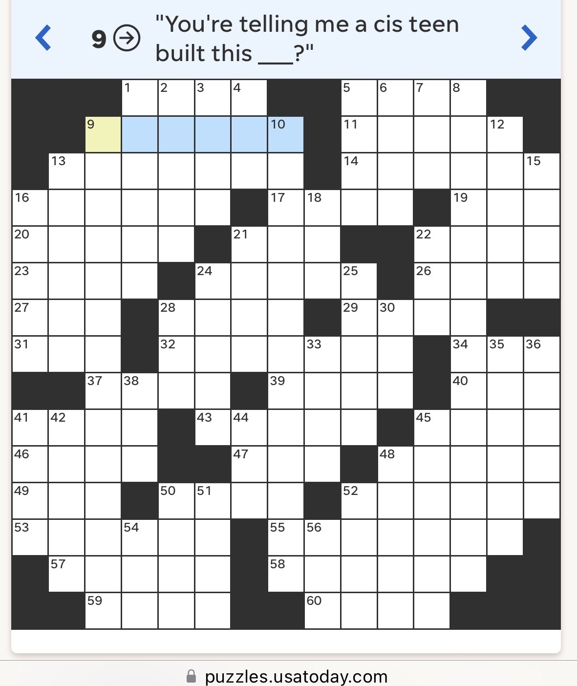 Riley From Hivemind On X can Someone Help Me With The Usa Today Crossword Puzzle Https t co W4LgoYescC X