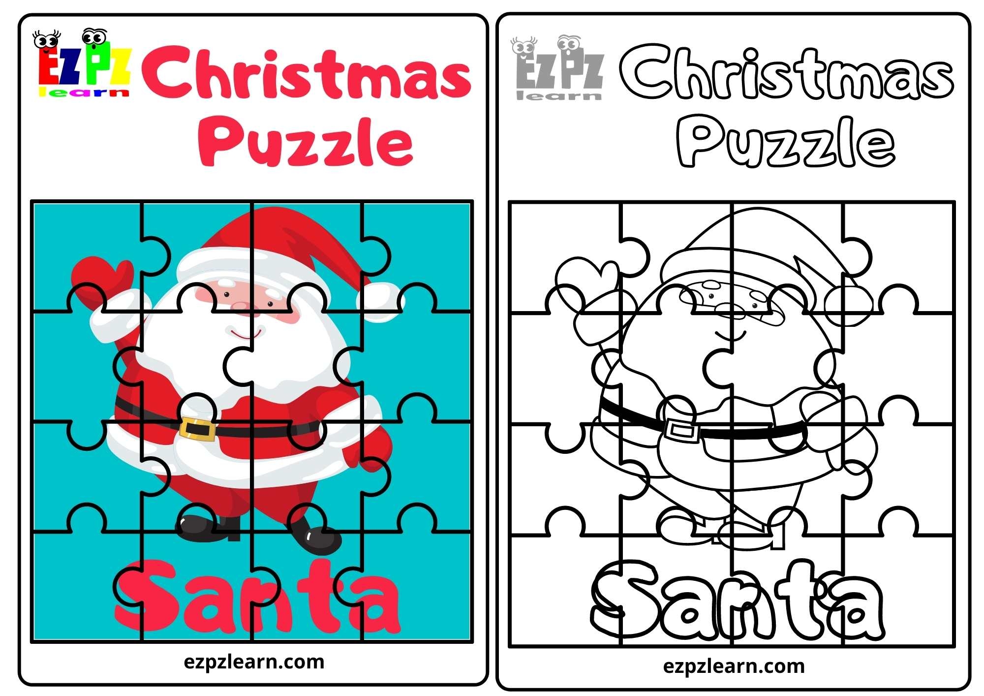 Christmas Printable Puzzles Christmas Printable Puzzles