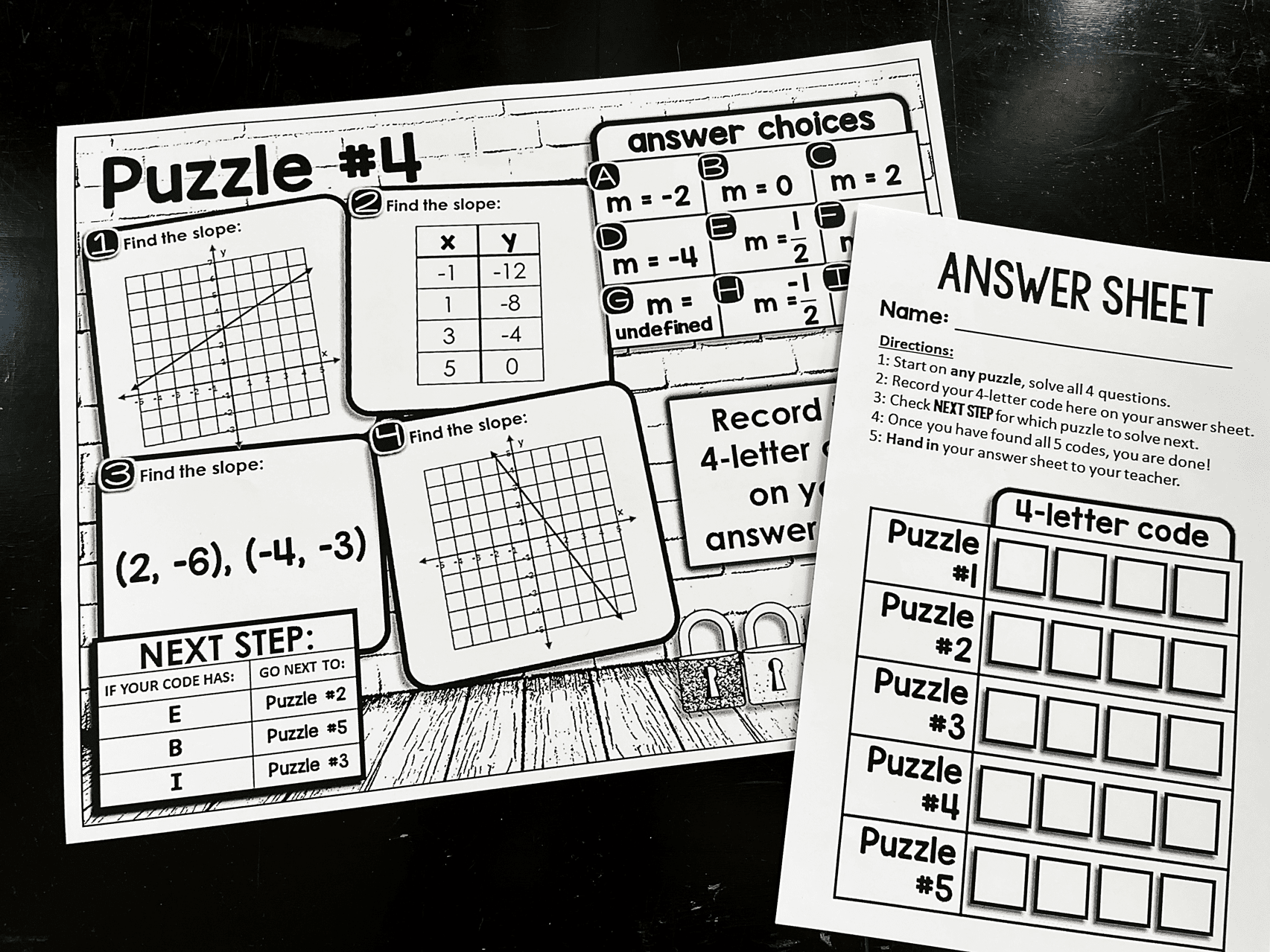 Scaffolded Math And Science Printable Math Escape Rooms Scaffolded Math And Science Printable Math Escape Rooms