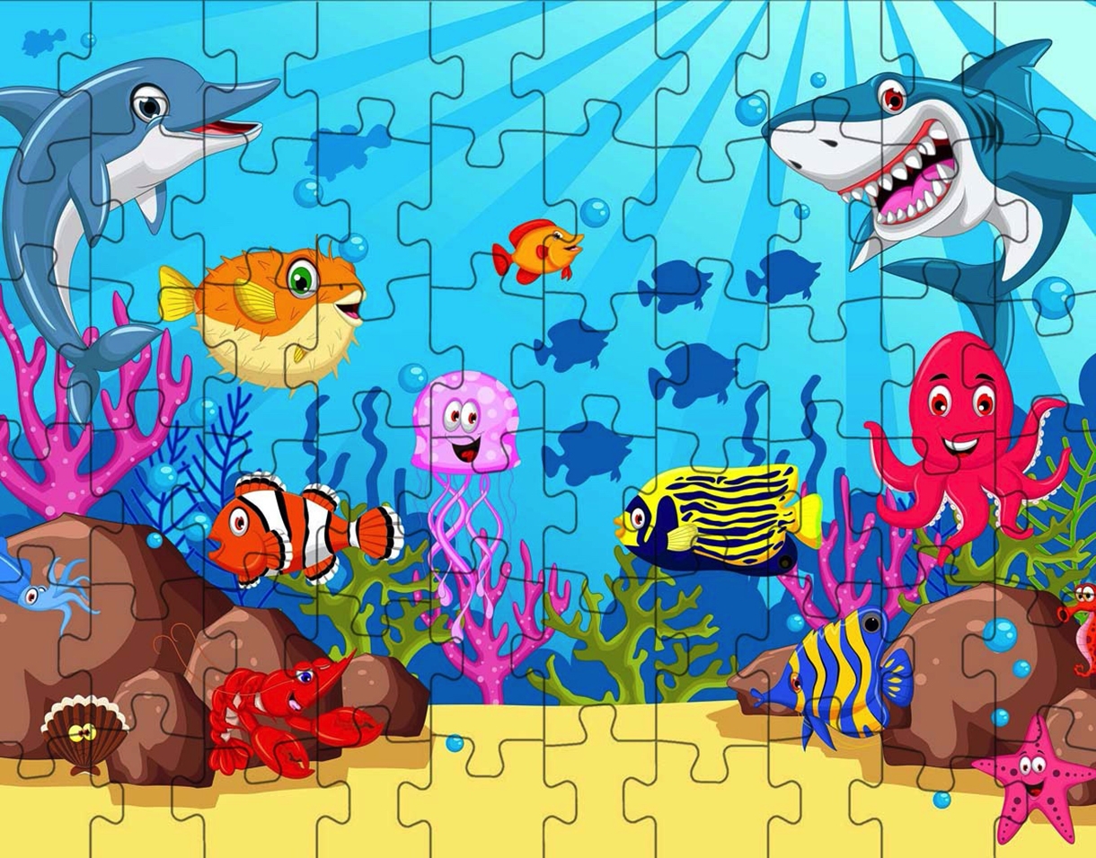 Sea Animals Puzzle Kids Puzzles 12 To 1000 Pieces Made In Oz Sea Animals Puzzle Kids Puzzles 12 To 1000 Pieces Made In Oz