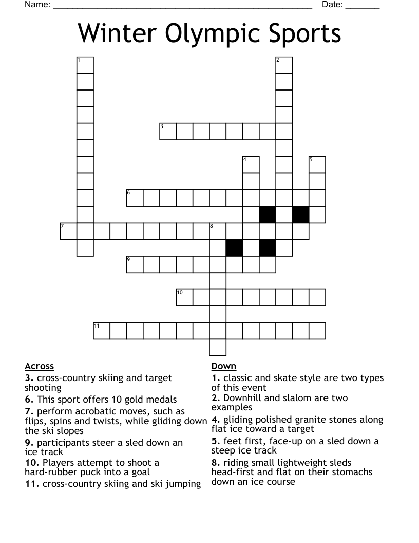 Skiing Snowboarding Crosswords Word Searches Bingo Cards WordMint
