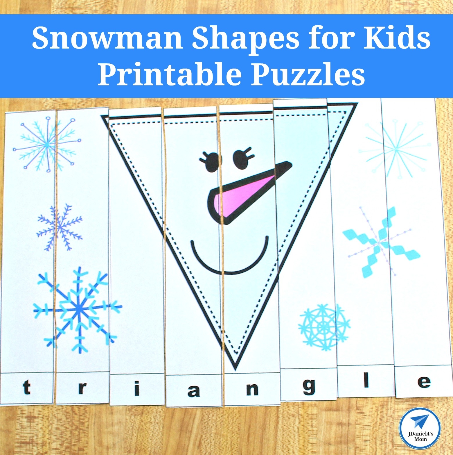 Snowman Shapes For Kids Printable Puzzles JDaniel4s Mom Snowman Shapes For Kids Printable Puzzles JDaniel4s Mom