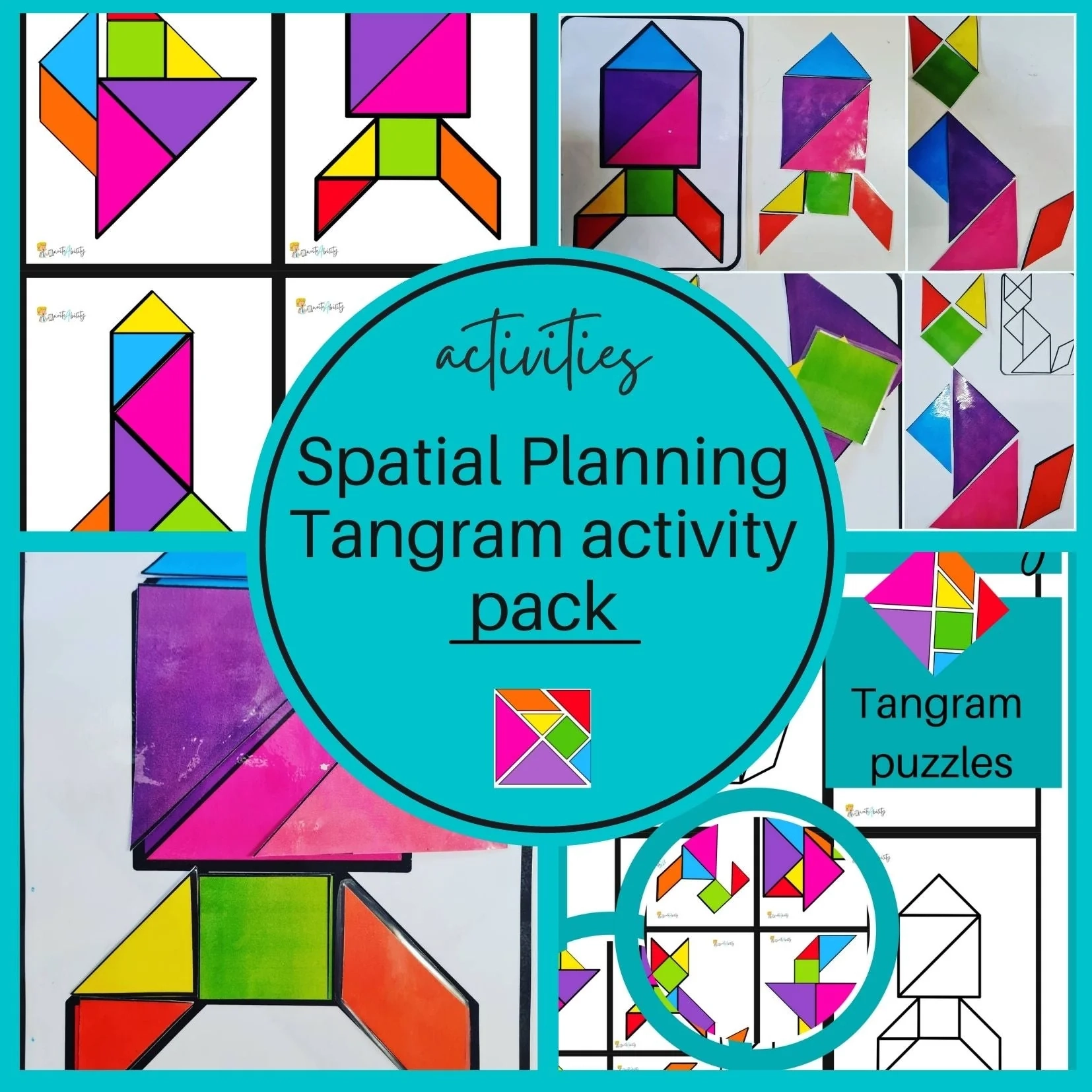Tangram Printable Puzzles Tangram Printable Puzzles
