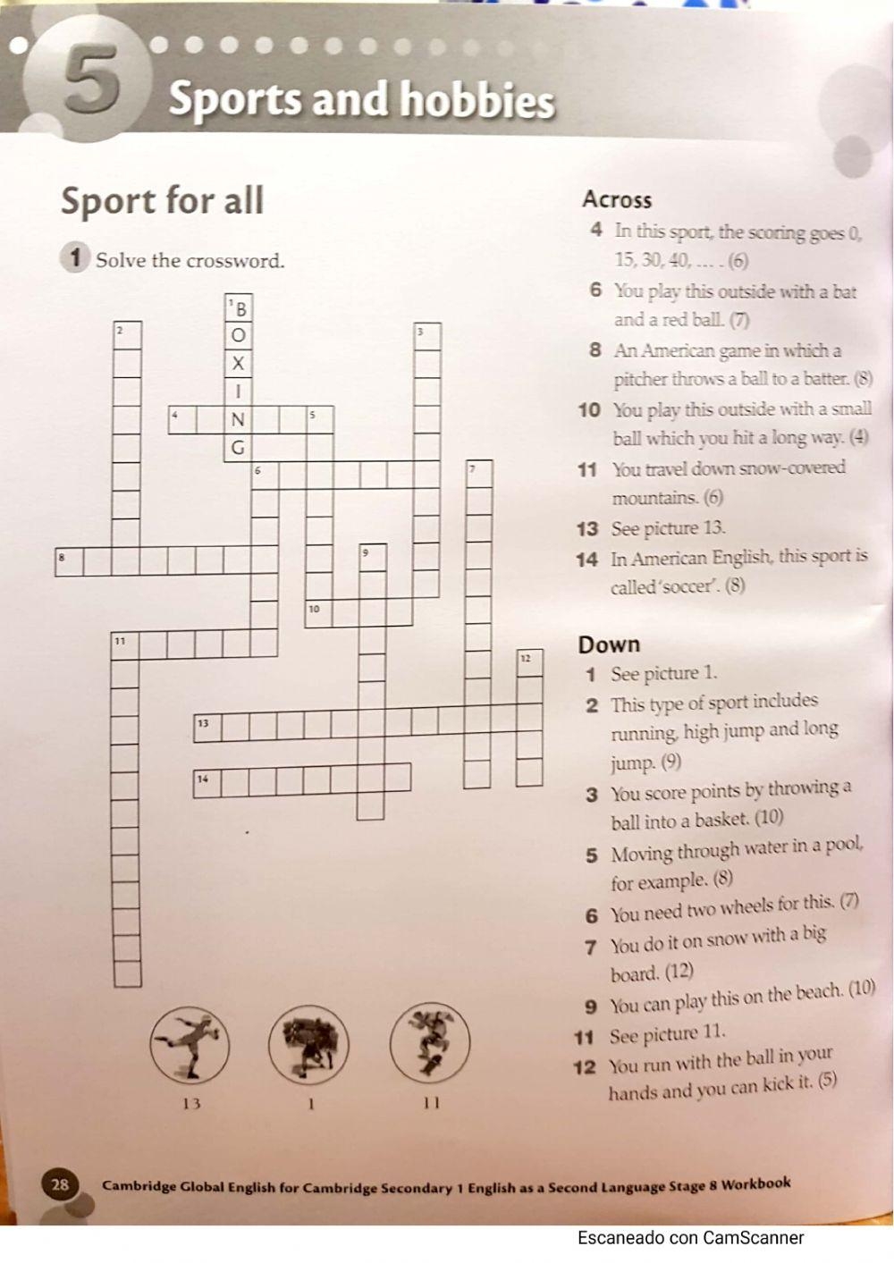 Sports And Hobb Free Interactive Worksheets 6104178 Sports And Hobb Free Interactive Worksheets 6104178