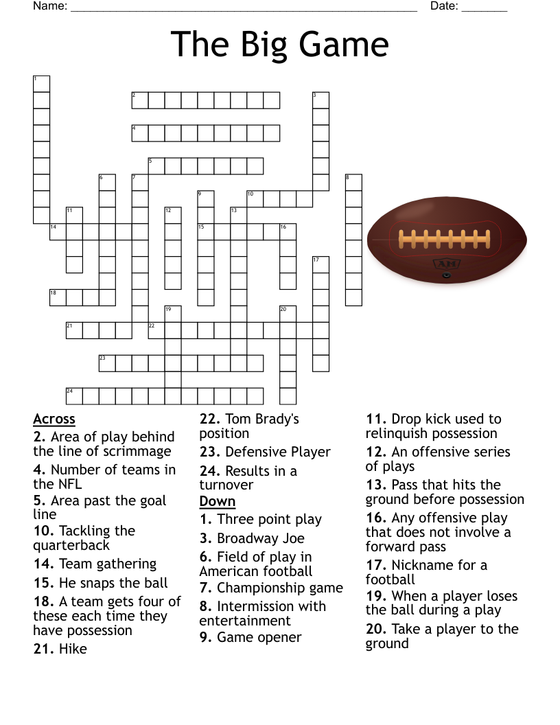 Sports Trivia Crossword WordMint Sports Trivia Crossword WordMint