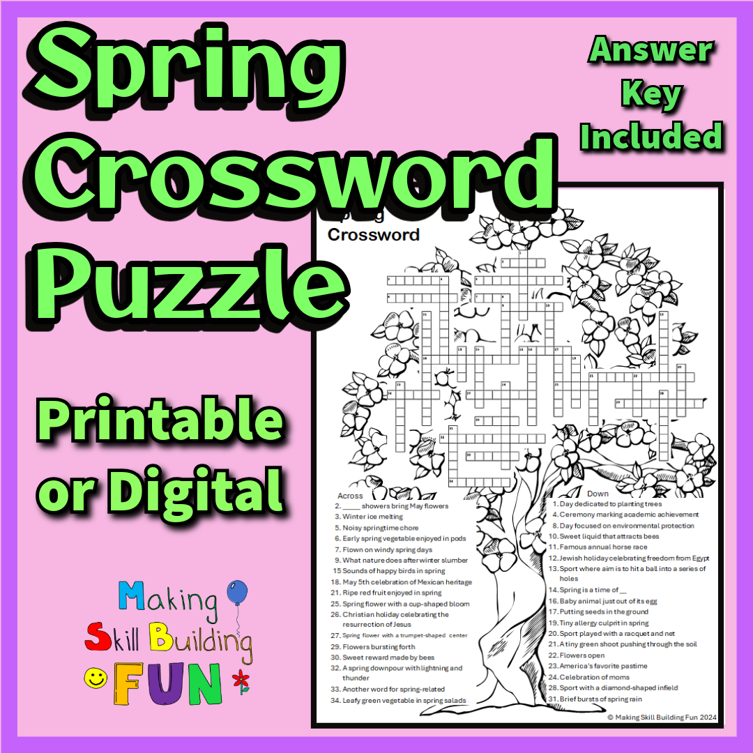 2nd Grade Crossword Puzzles Printable 2nd Grade Crossword Puzzles Printable