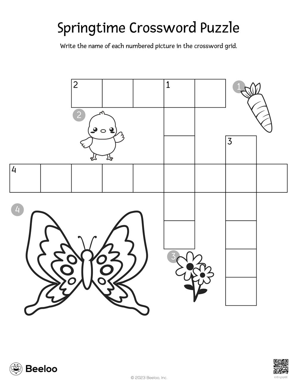 Springtime Crossword Puzzle Beeloo Printable Crafts And Activities For Kids Springtime Crossword Puzzle Beeloo Printable Crafts And Activities For Kids