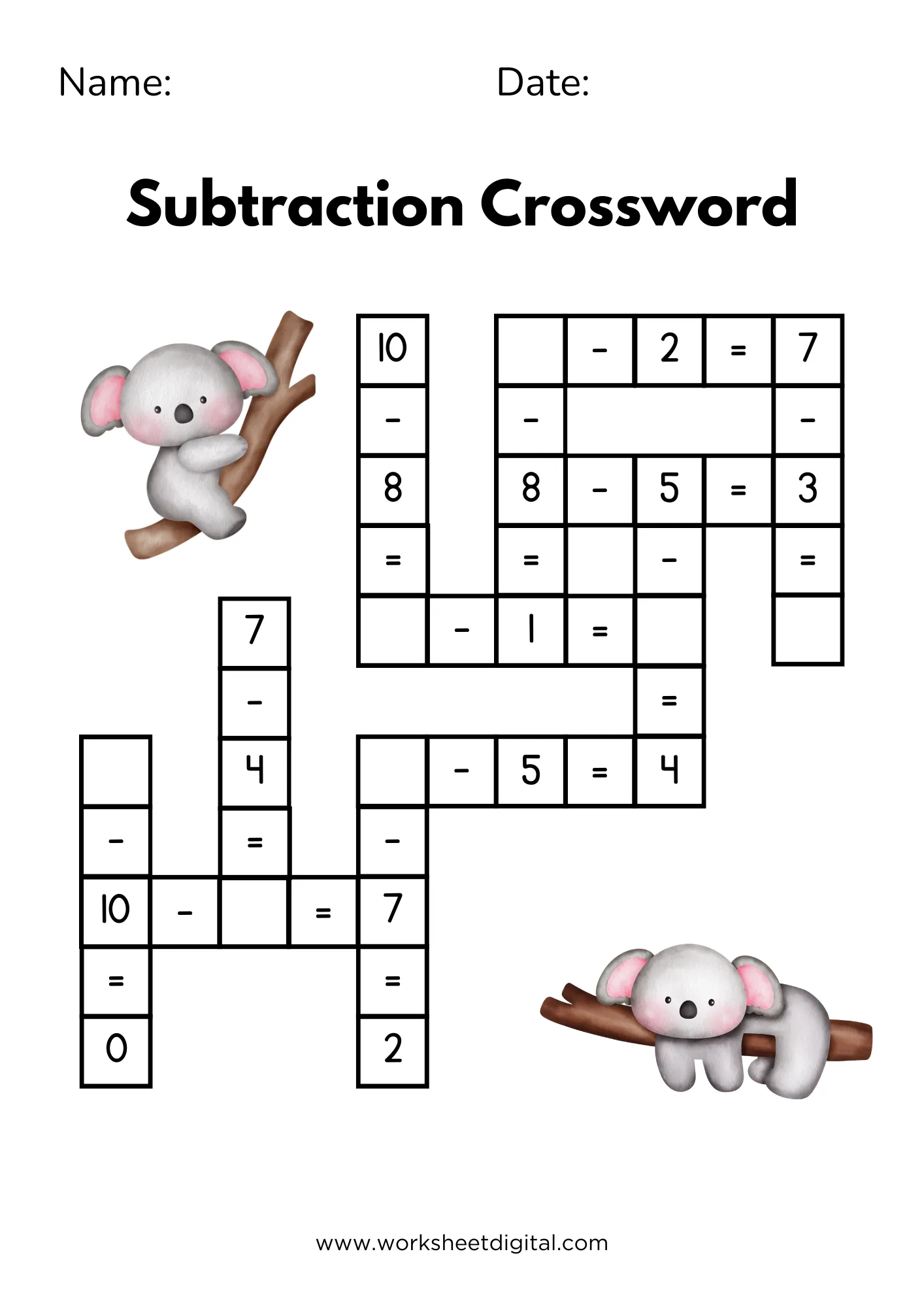 Printable 2nd Grade Crossword Puzzles Printable 2nd Grade Crossword Puzzles