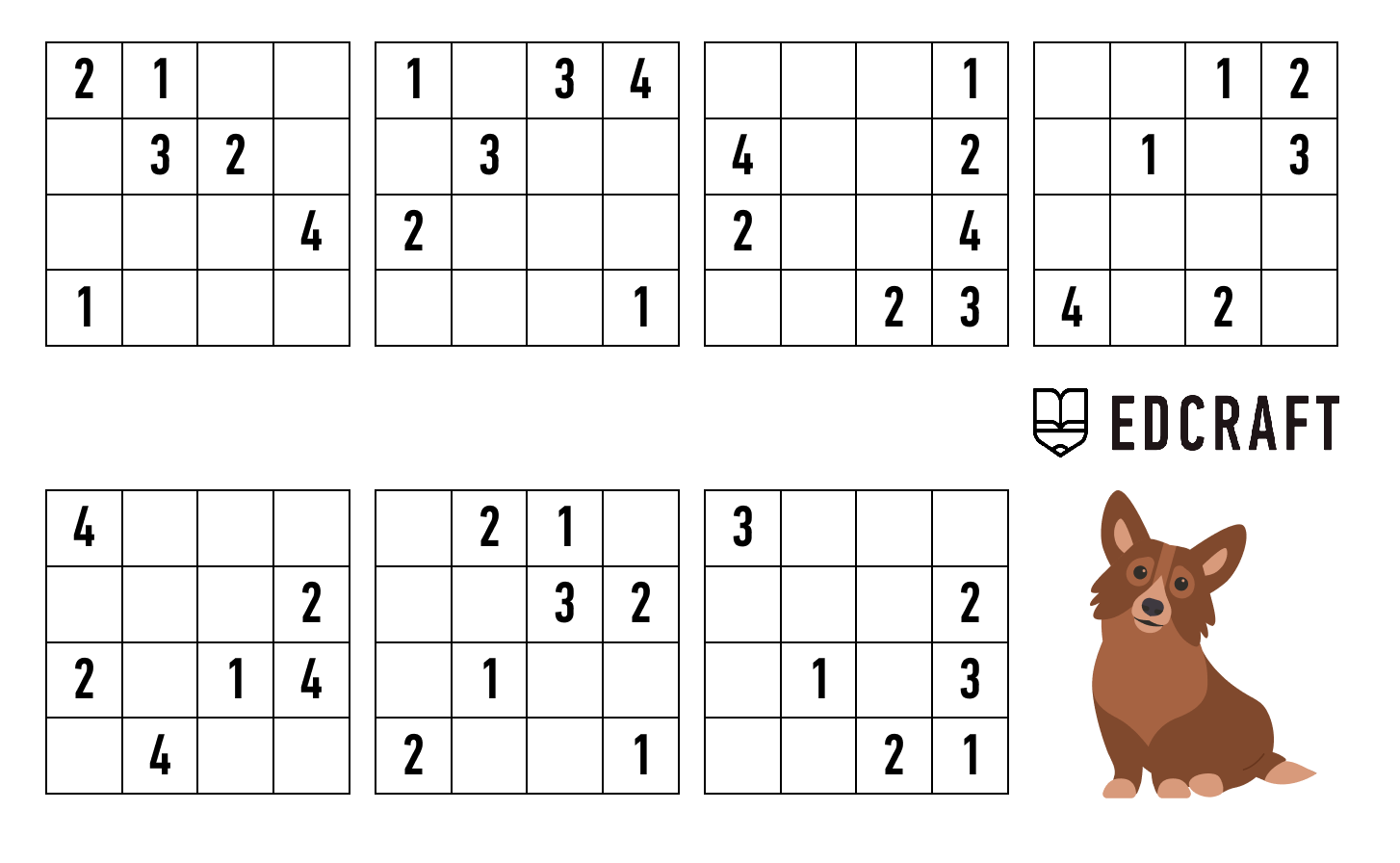 Sudoku For Kids Free Printable Sudoku Puzzles For Kids Worksheets Library Sudoku For Kids Free Printable Sudoku Puzzles For Kids Worksheets Library