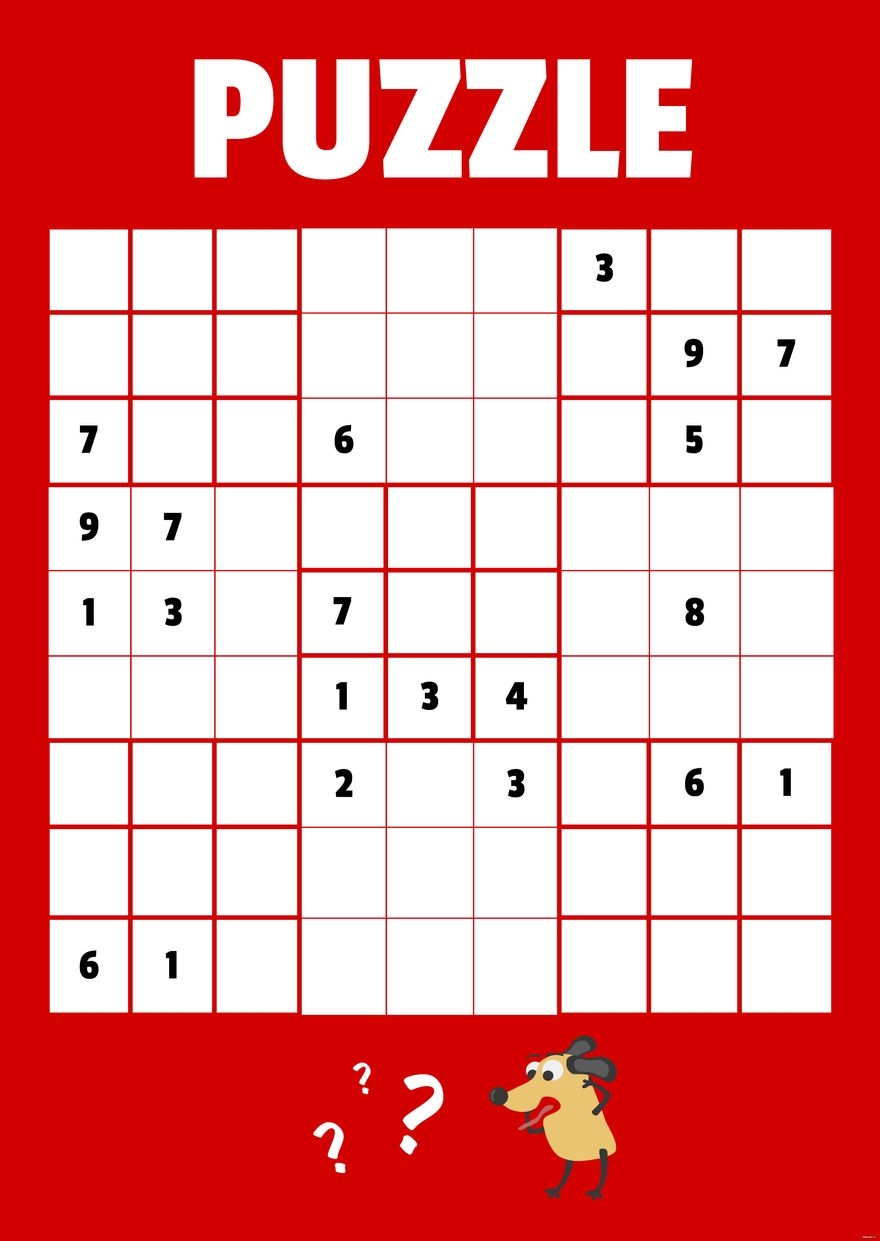 Sudoku With Answers In Word PDF Google Docs Download Template