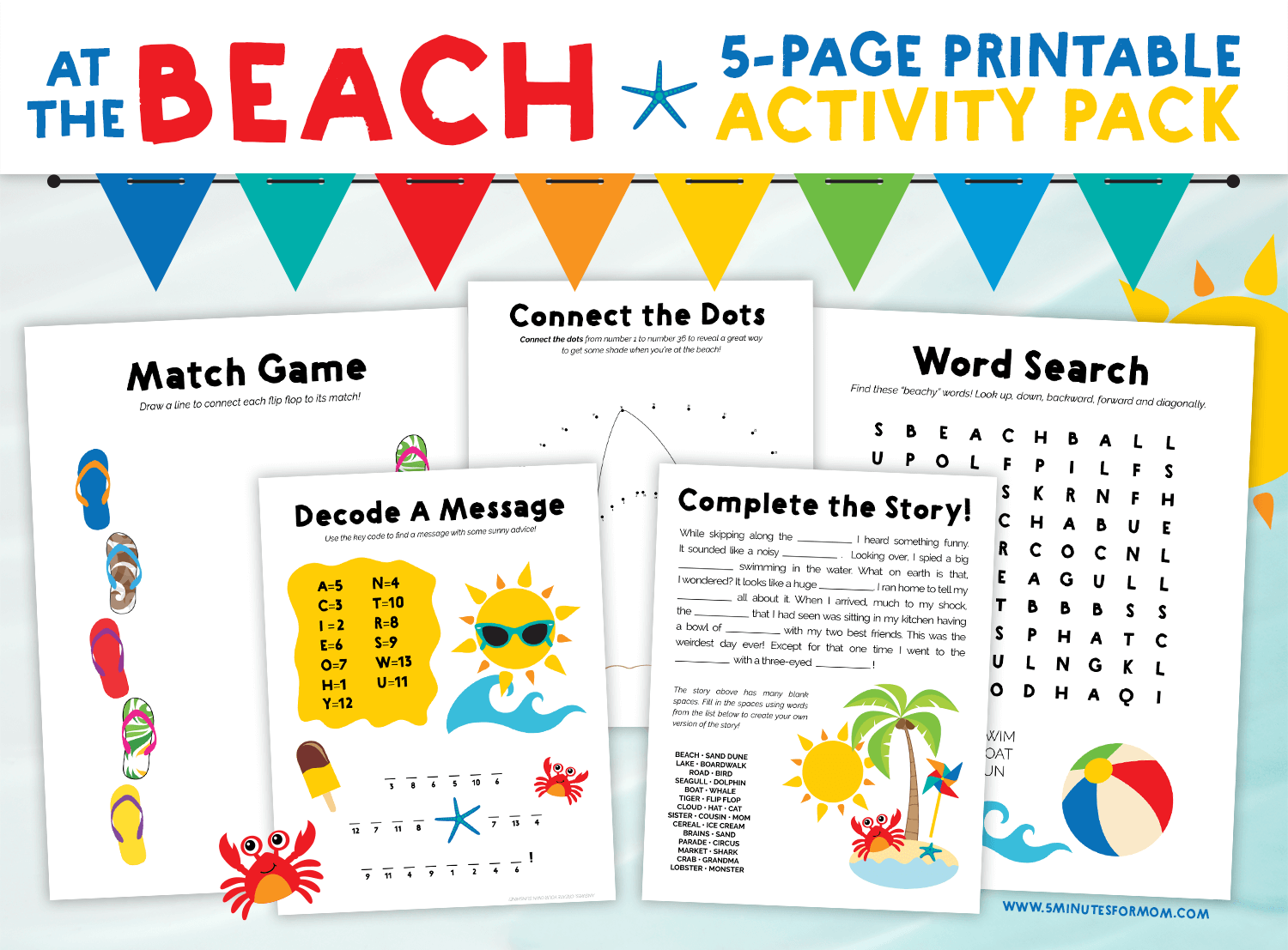 Summer Word Search Puzzles For Kids 5 Minutes For Mom Summer Word Search Puzzles For Kids 5 Minutes For Mom