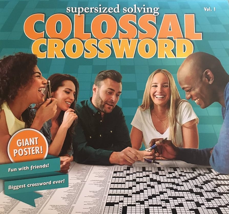 Supersized Solving Colossal Crossword Puzzle Giant Poster Volume 1 Over 3ft Wide Jigsaw Puzzles Amazon Canada