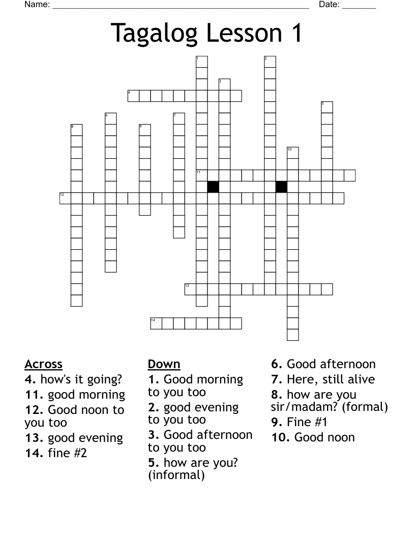 Grade 1 Crossword Puzzles Printable Grade 1 Crossword Puzzles Printable