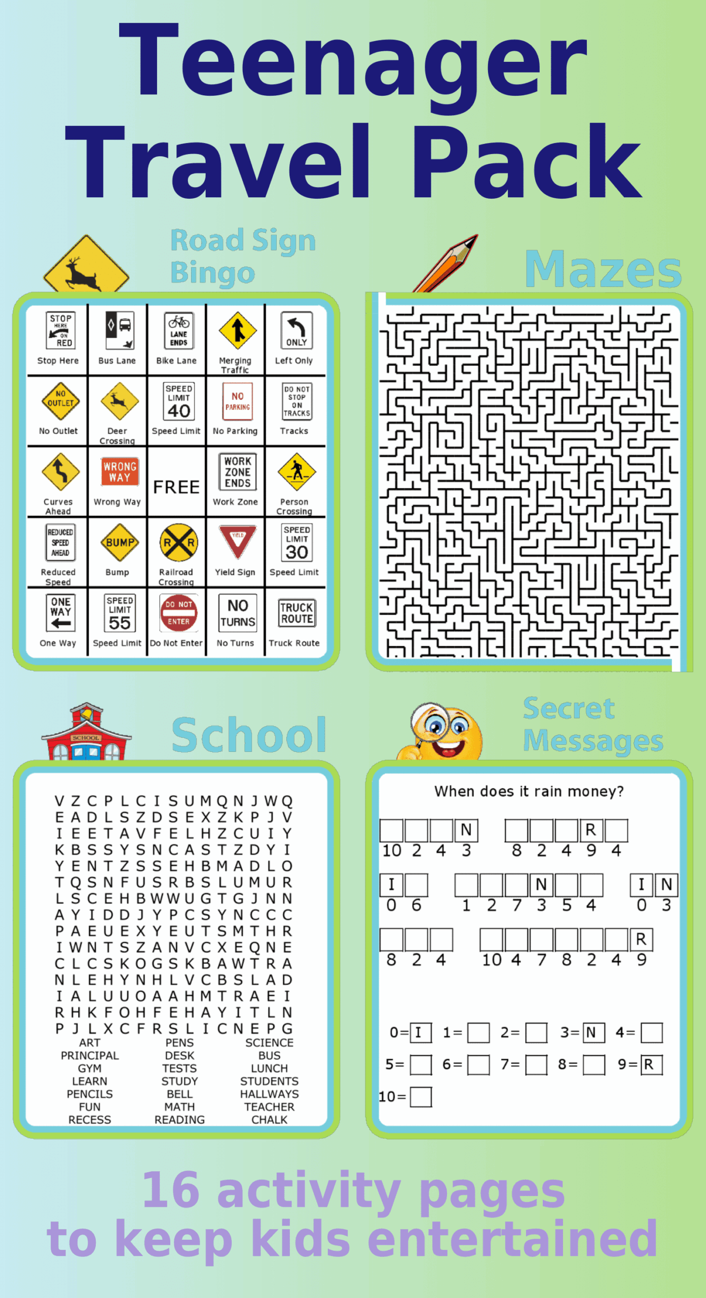 Teenager Travel Pack PDF 