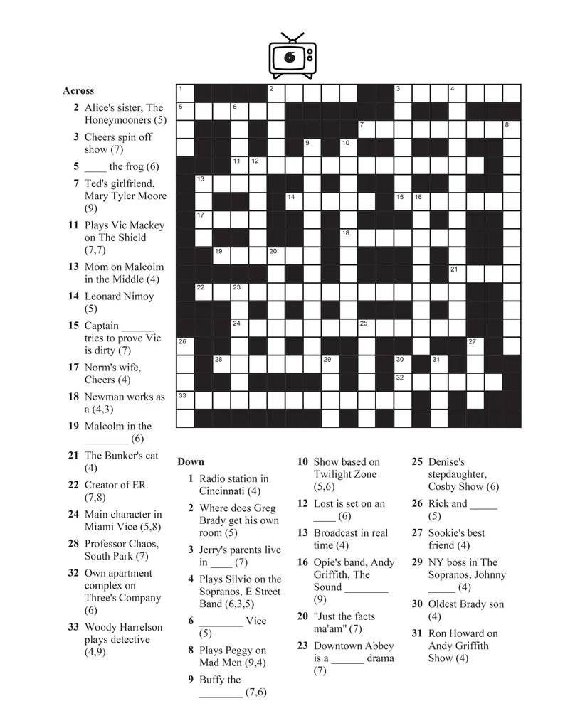 Television Crossword Puzzles Fun TV Trivia Book Dylanna Press Television Crossword Puzzles Fun TV Trivia Book Dylanna Press