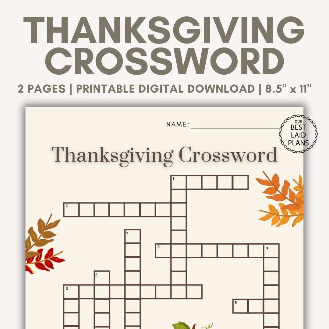 Thanksgiving Crossword Puzzle Thanksgiving Crossword Printable Thanksgiving Puzzle Crossword PDF Thanksgiving 2025 Printable Crossword Etsy Thanksgiving Crossword Puzzle Thanksgiving Crossword Printable Thanksgiving Puzzle Crossword PDF Thanksgiving 2025 Printable Crossword Etsy