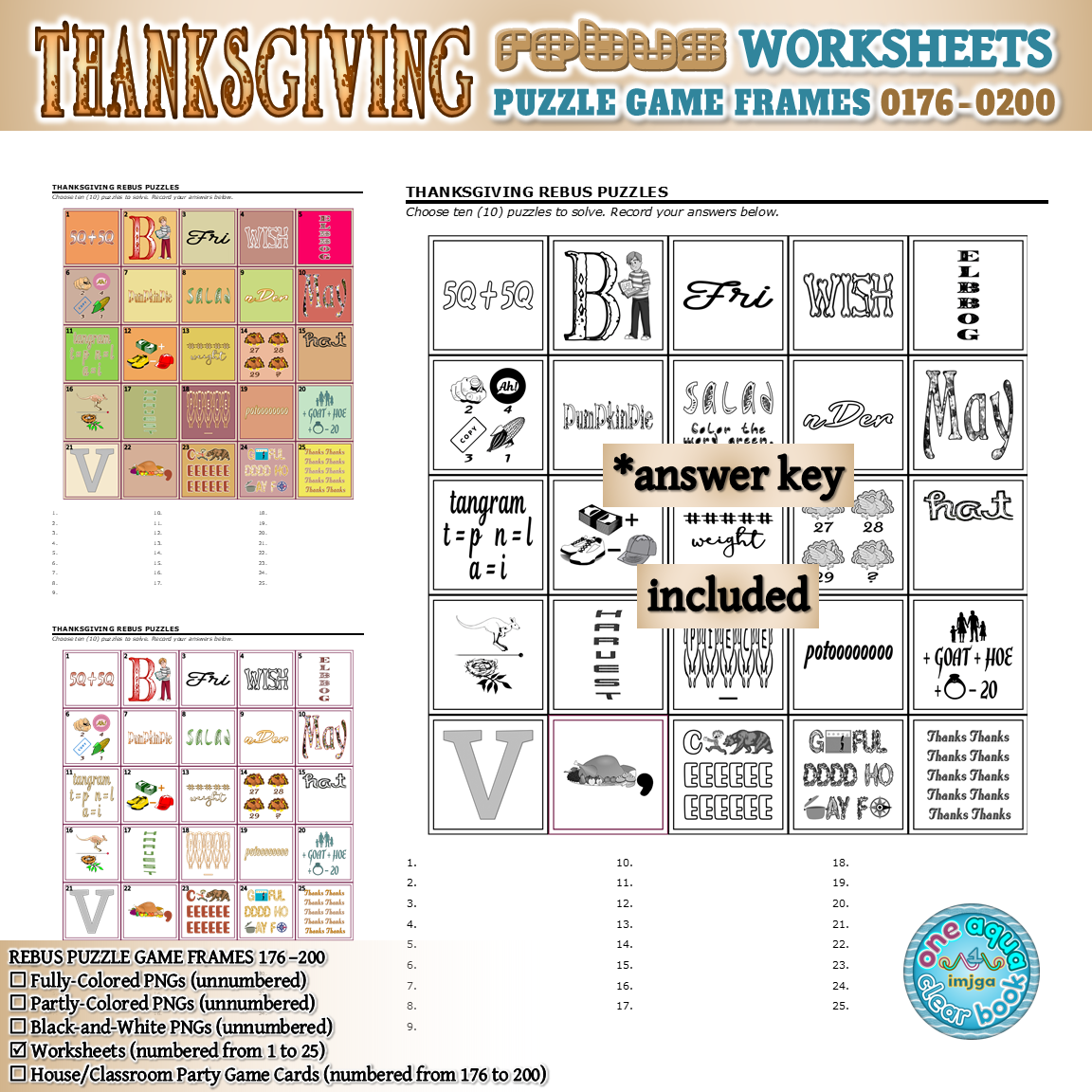 THANKSGIVING Rebus Puzzle Game Frames 176 200 Worksheets Made By Teachers THANKSGIVING Rebus Puzzle Game Frames 176 200 Worksheets Made By Teachers