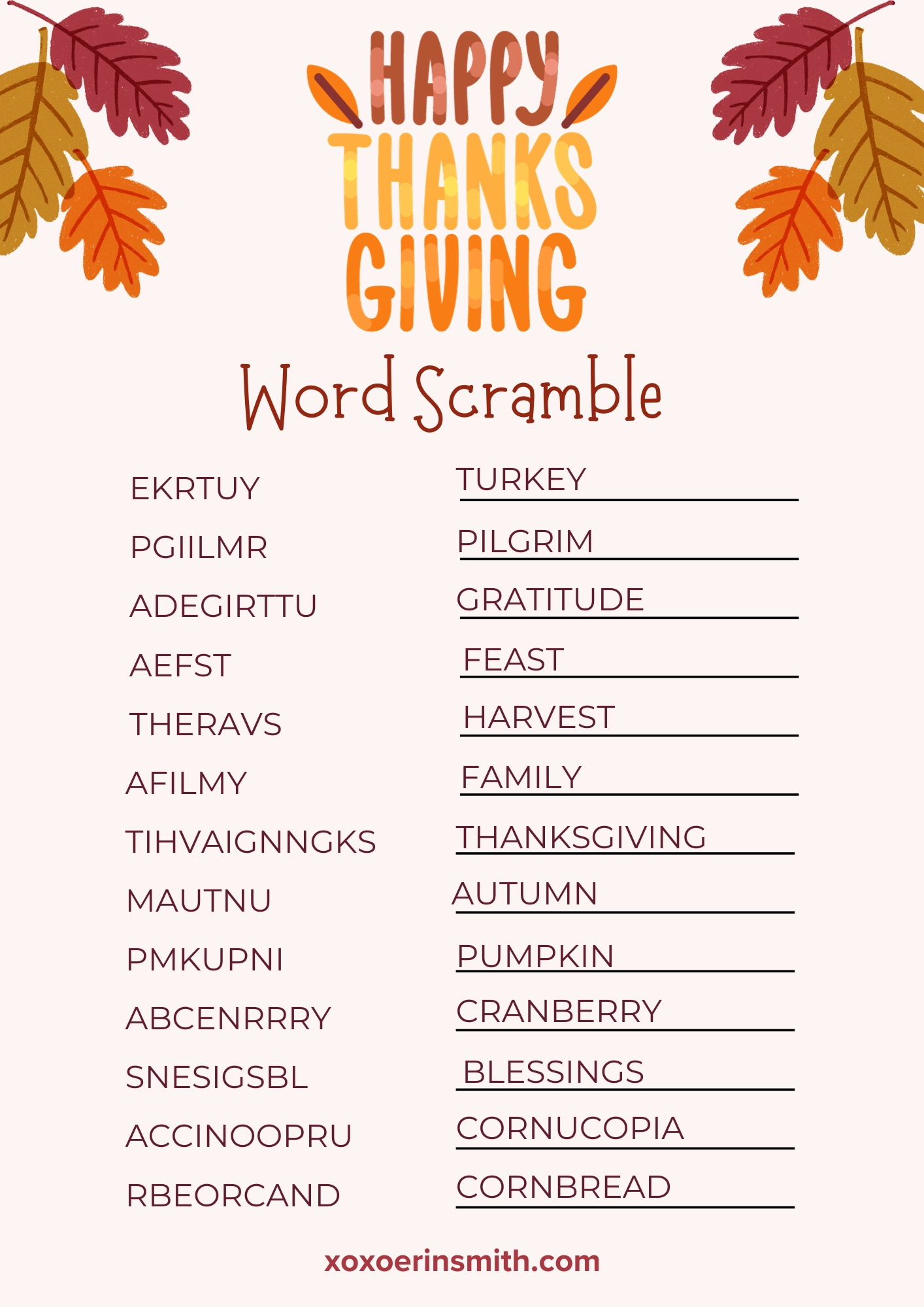 Free Printable Crossword Puzzles Thanksgiving Free Printable Crossword Puzzles Thanksgiving