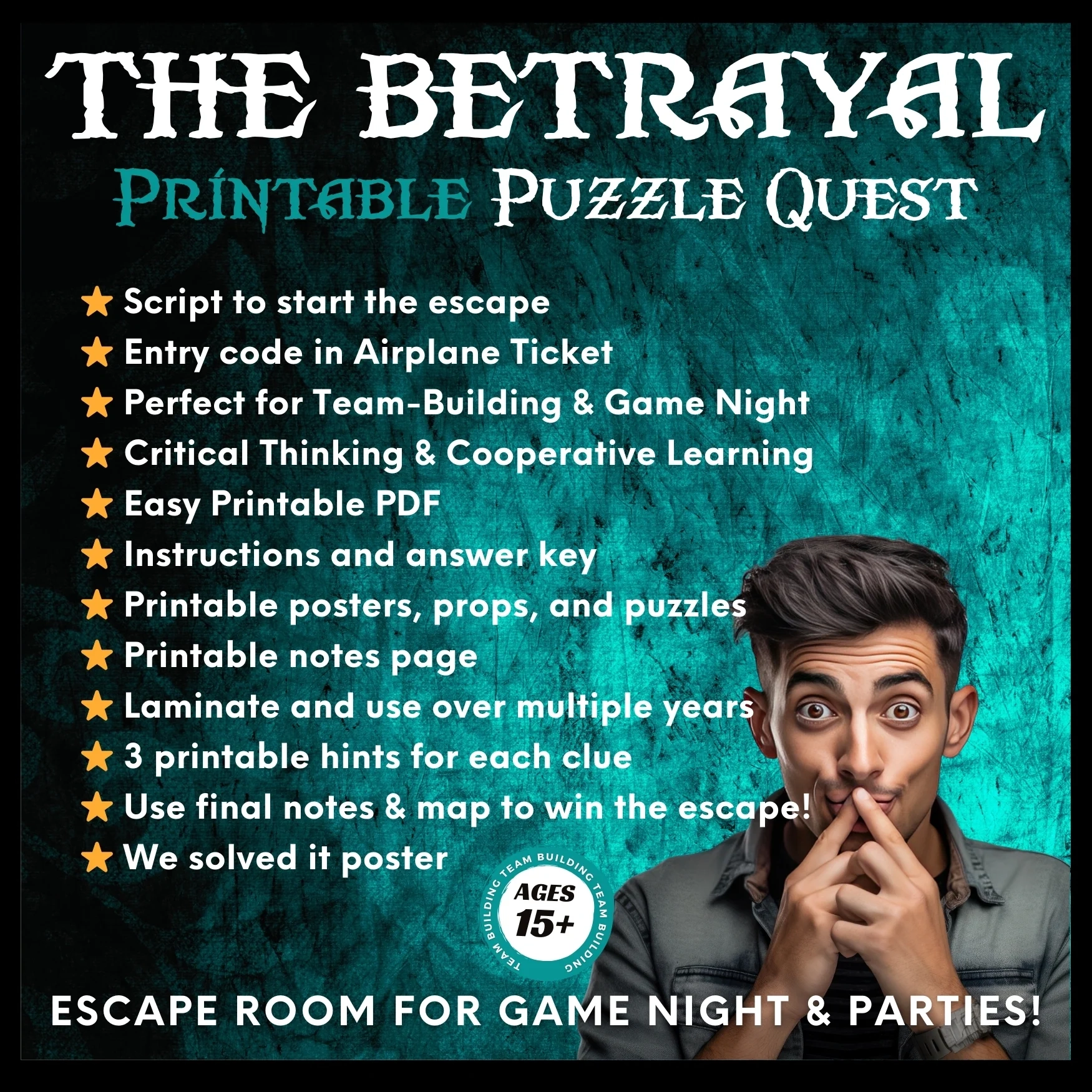 The Betrayal DIY Printable Escape Room Ireland Themed Escape The Tr It s A Lock Escapes The Betrayal DIY Printable Escape Room Ireland Themed Escape The Tr It s A Lock Escapes