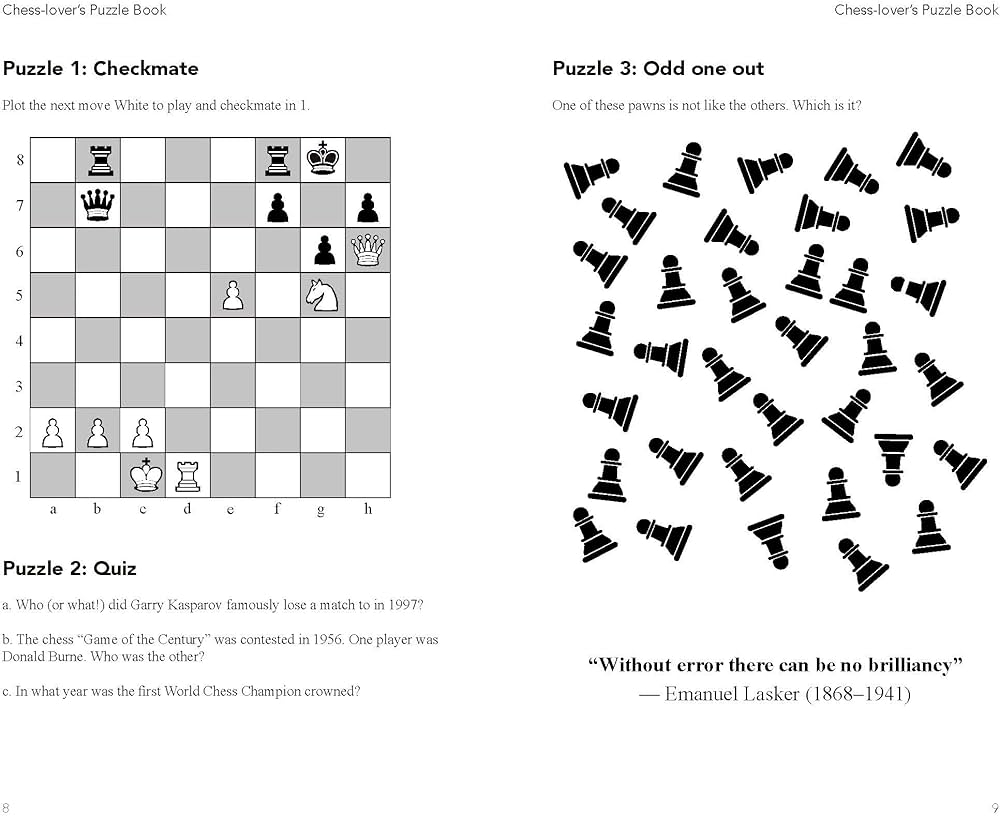 The Chess Lover s Puzzle Book Chess Conundrums Puzzles And Posers For Every Day Of The Year Hall Roland 9780711289840 Amazon Books The Chess Lover s Puzzle Book Chess Conundrums Puzzles And Posers For Every Day Of The Year Hall Roland 9780711289840 Amazon Books