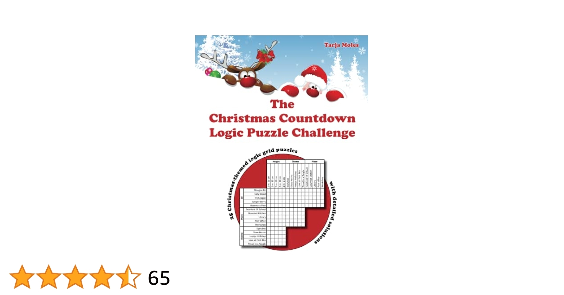 The Christmas Countdown Logic Puzzle Challenge 25 Christmas themed Logic Grid Puzzles With Detailed Solutions Challenging Logic Puzzle Books Band 2 Moles Tarja Amazon de B cher The Christmas Countdown Logic Puzzle Challenge 25 Christmas themed Logic Grid Puzzles With Detailed Solutions Challenging Logic Puzzle Books Band 2 Moles Tarja Amazon de B cher