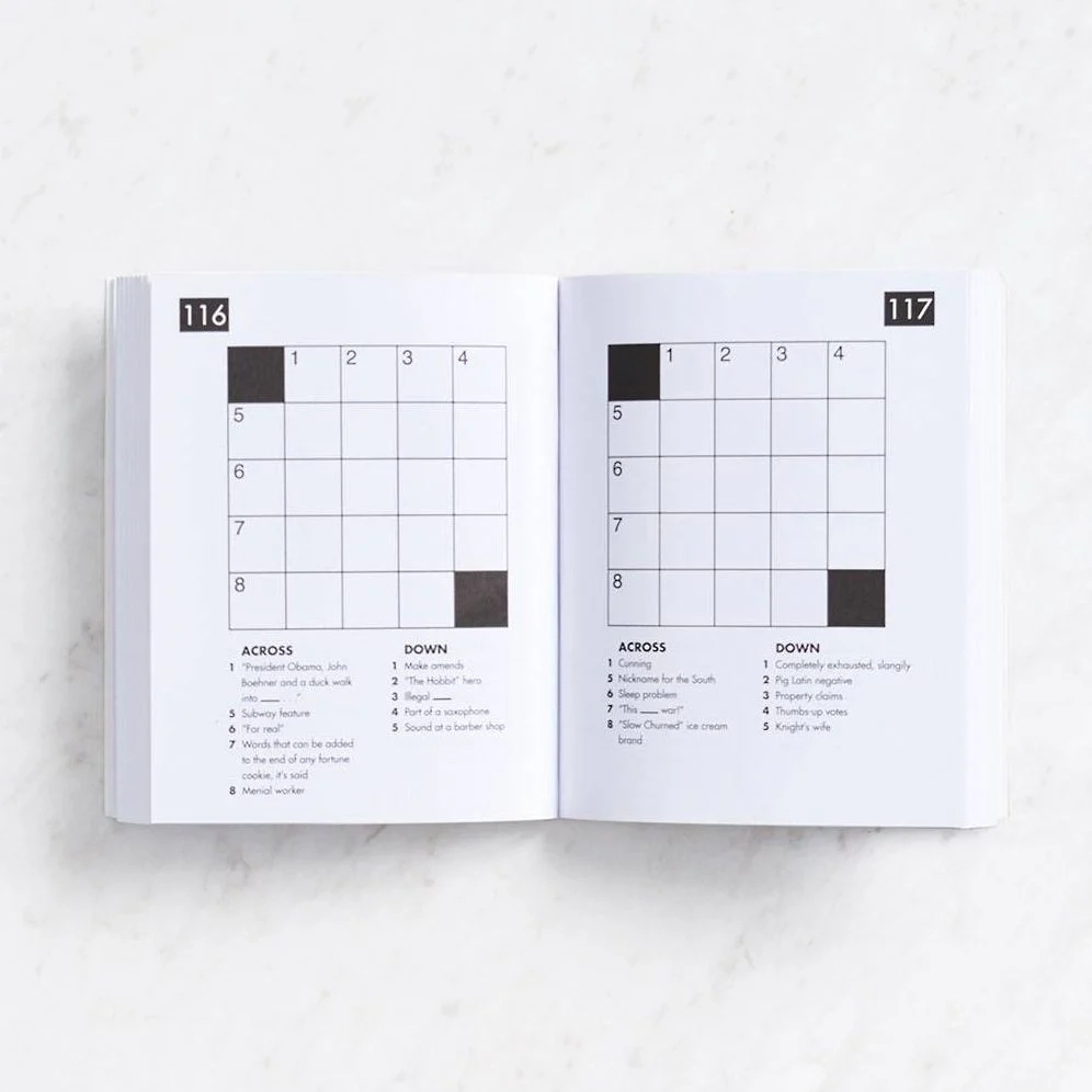 The New York Times Mini Crosswords Volume 1 150 Easy Fun Sized Puzzl Paper Source