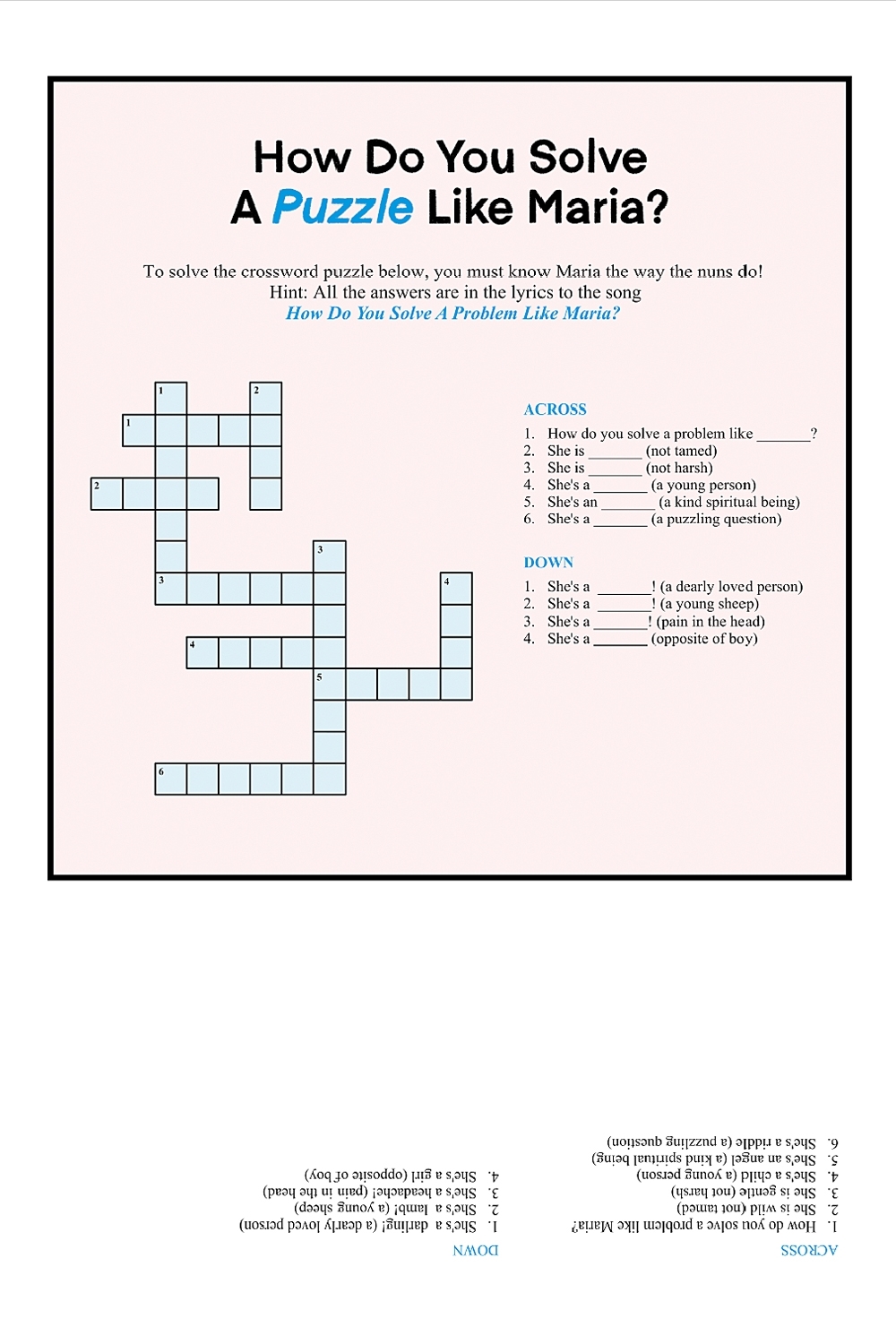 The Sound Of Music Activities For Kids Maritza Lisa The Sound Of Music Activities For Kids Maritza Lisa