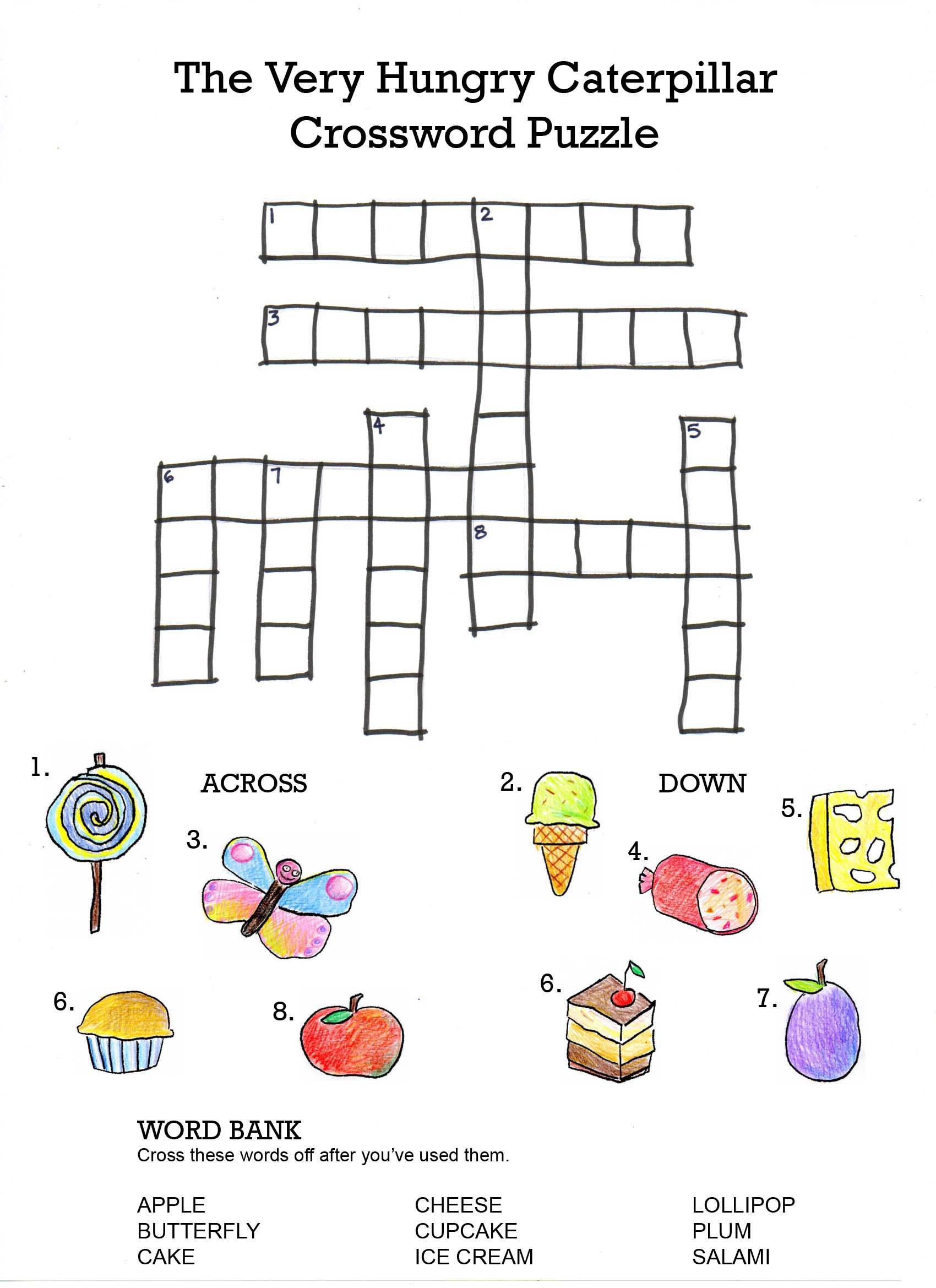 Printable Crosswords Puzzles Esl