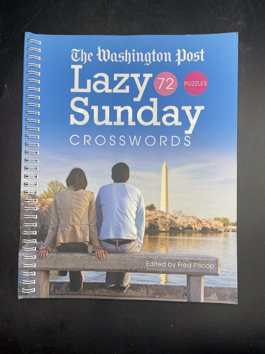 The Washington Post Lazy Sunday Crosswords 9781402760556 EBay The Washington Post Lazy Sunday Crosswords 9781402760556 EBay