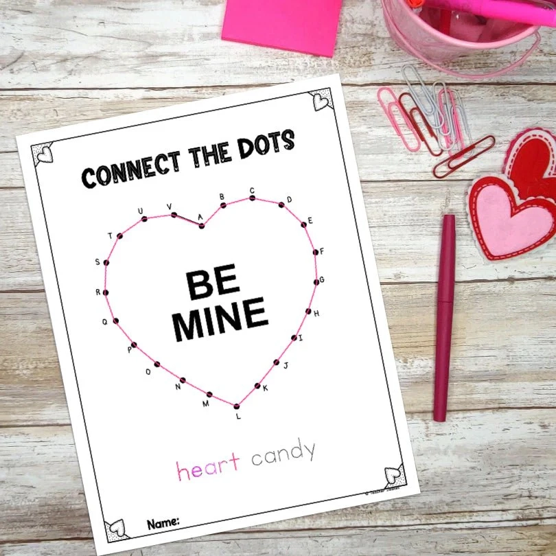 Valentine s Day Dot To Dot Puzzles Valentine s Day Connect The Dots Teacher Jeanell Valentine s Day Dot To Dot Puzzles Valentine s Day Connect The Dots Teacher Jeanell