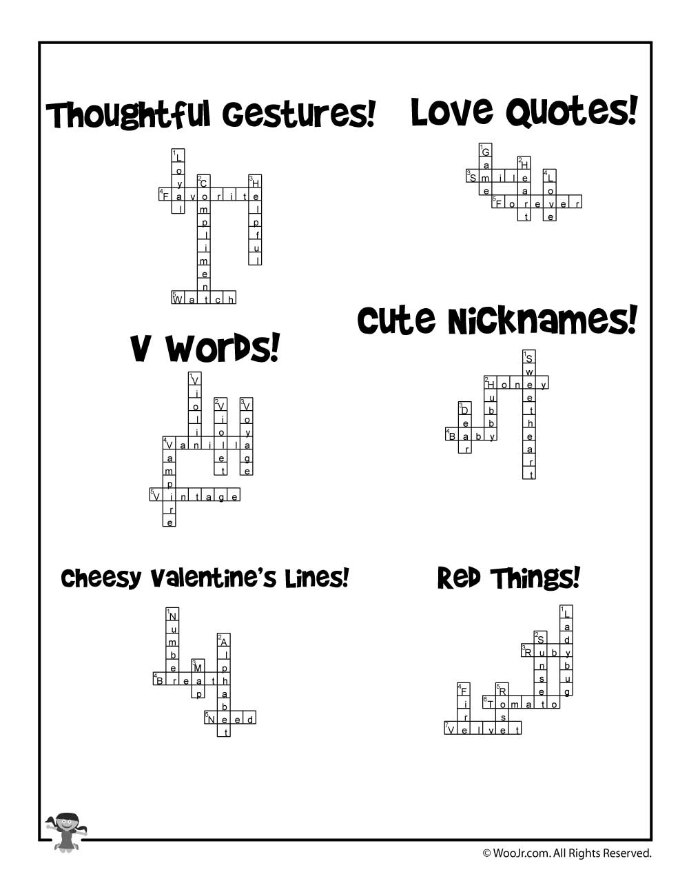 Valentine s Day Word Worksheets Woo Jr Kids Activities Children s Publishing Valentine s Day Word Worksheets Woo Jr Kids Activities Children s Publishing
