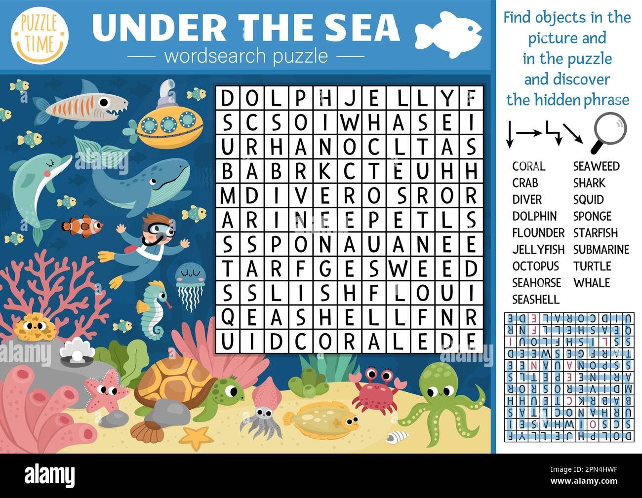 Vector Under The Sea Word Search Puzzle For Kids Simple Ocean Life Word Search Quiz For Children Water Animals And Fish Educational Activity With Oc Stock Vector Image Art Alamy Vector Under The Sea Word Search Puzzle For Kids Simple Ocean Life Word Search Quiz For Children Water Animals And Fish Educational Activity With Oc Stock Vector Image Art Alamy