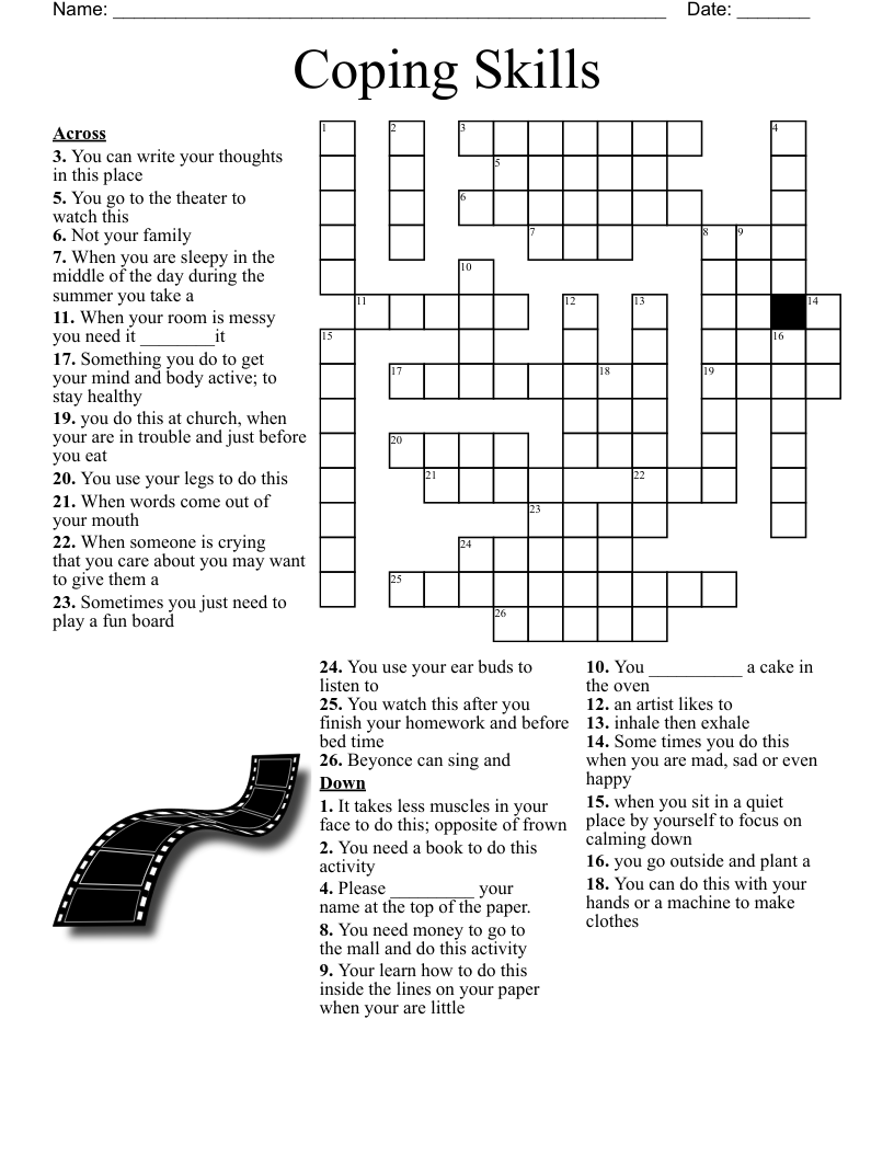 Welcome To Middle School Crossword WordMint Welcome To Middle School Crossword WordMint