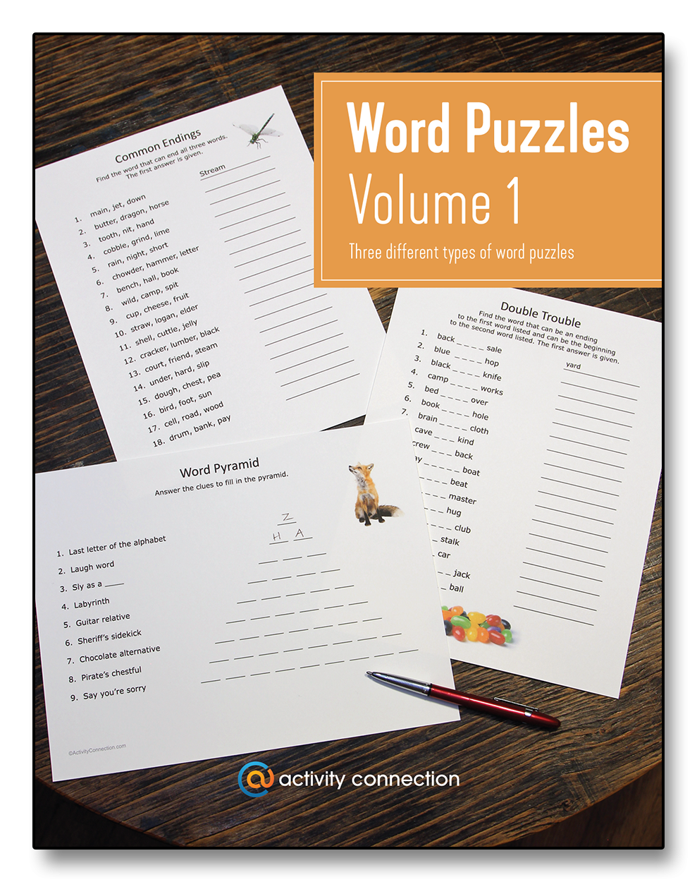 Word Puzzles Vol 1 Activity Connection