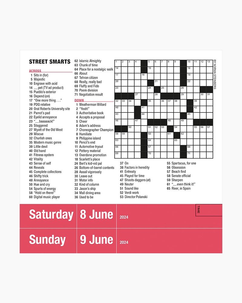Workman Publishing Mensa 10 Minute Crossword Puzzles Page A Day Calendar 2024 The Paper Store Workman Publishing Mensa 10 Minute Crossword Puzzles Page A Day Calendar 2024 The Paper Store