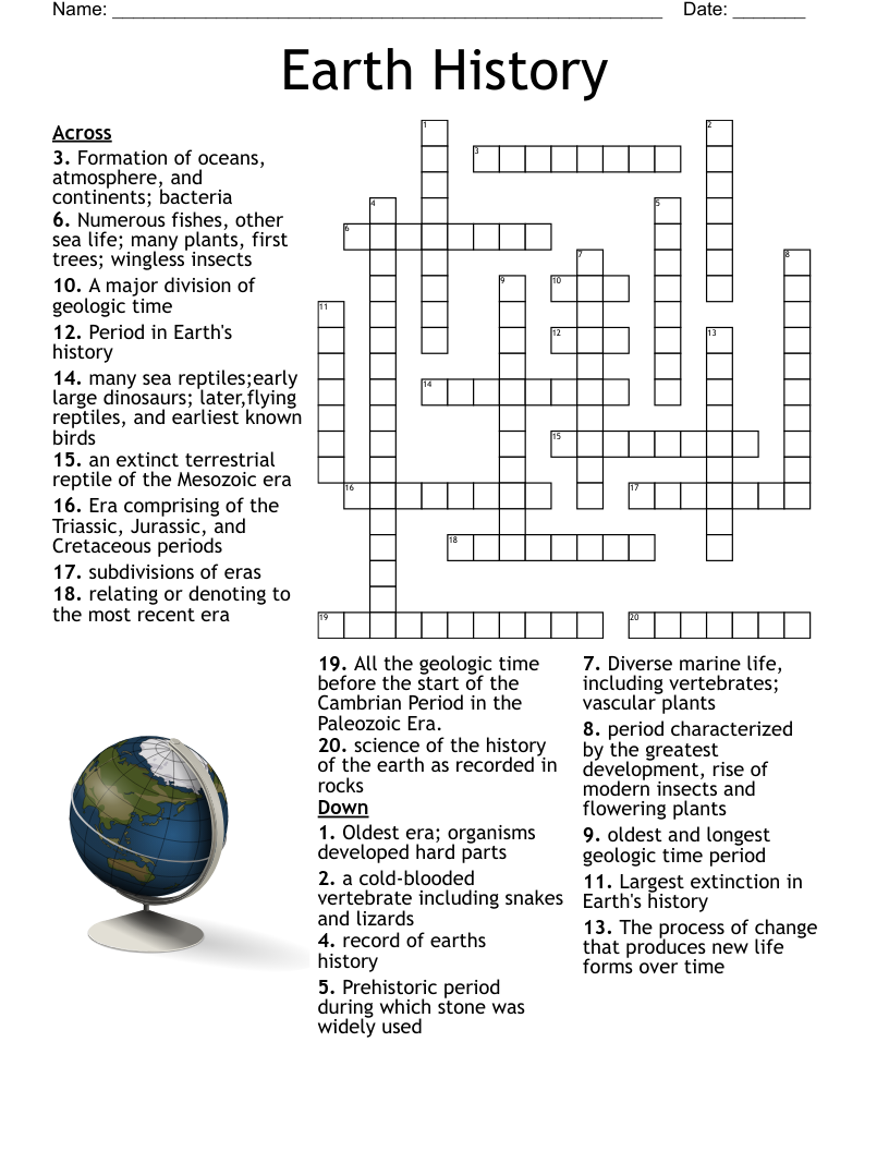 World History Pre History Crossword WordMint World History Pre History Crossword WordMint