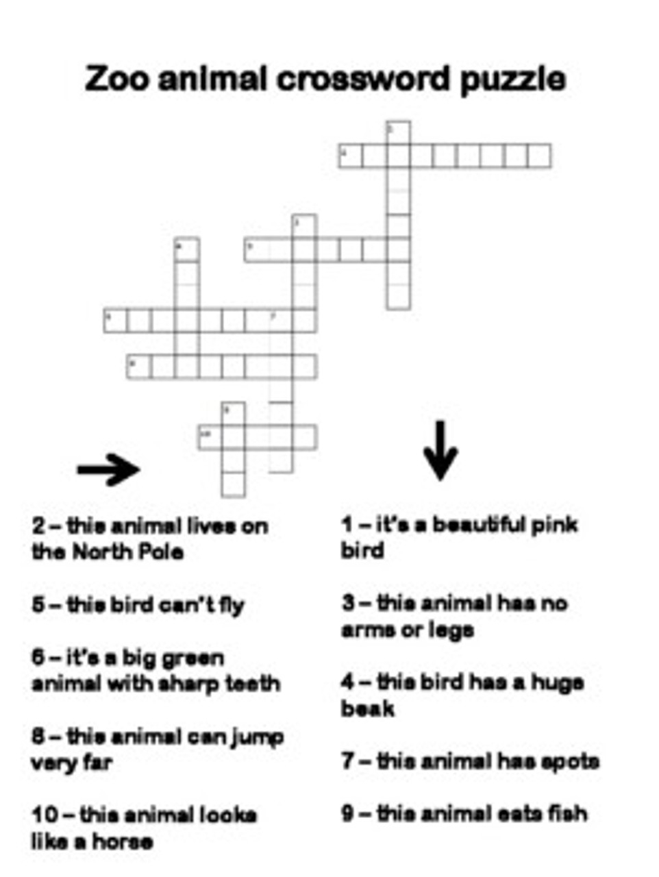 Crossword Puzzles Intermediate Printable Crossword Puzzles Intermediate Printable